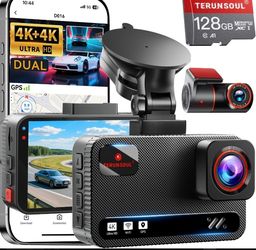 Dash Cam Front and Rear. Free 128GB
