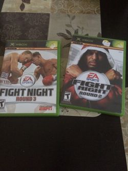 Xbox 360 live games fight night round three and fight night round two