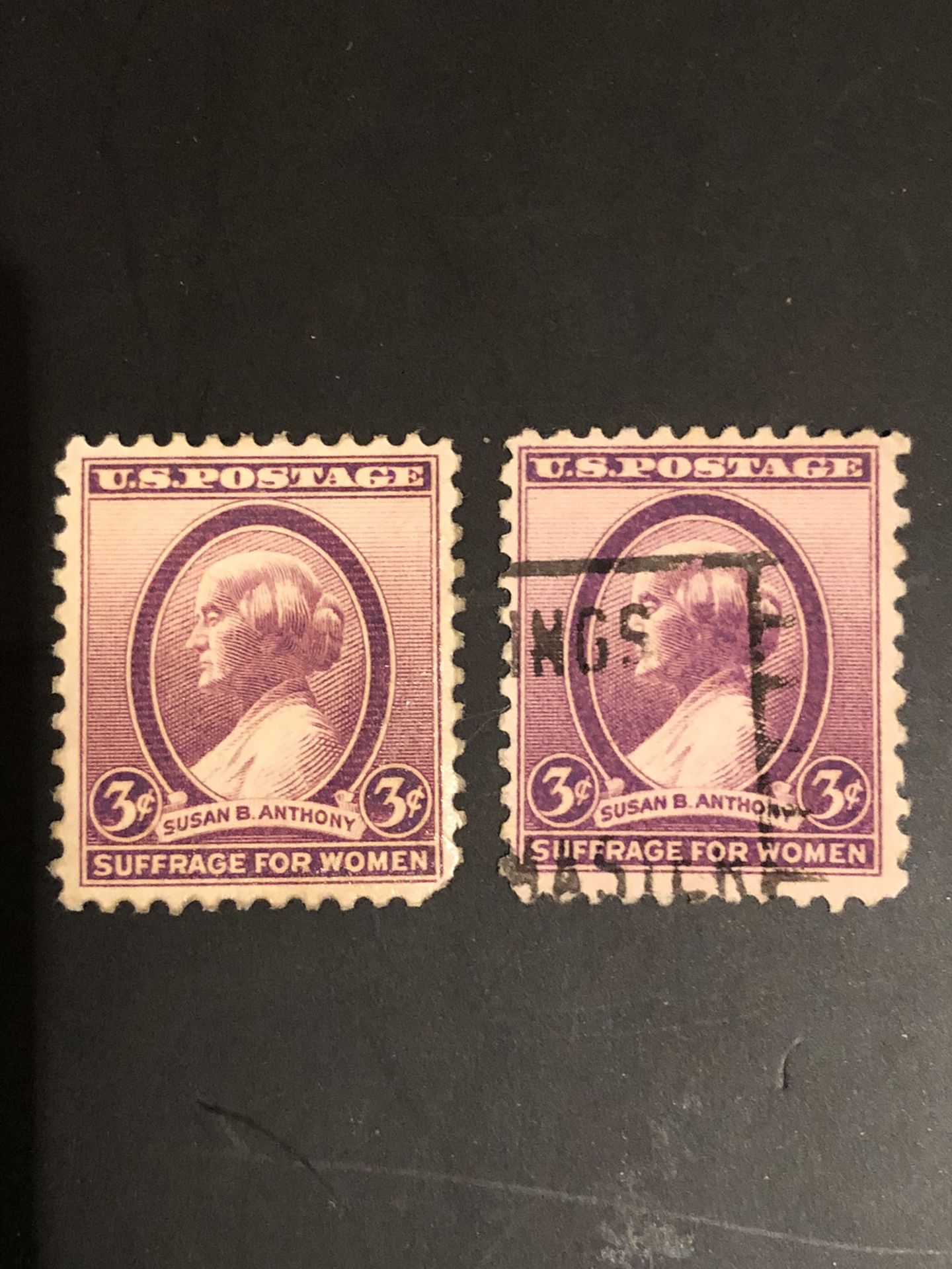 Susan B Anthony/1936/2 Stamps