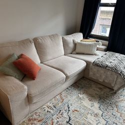 3 Seater Kivik Sofa With Chaise Lounge 
