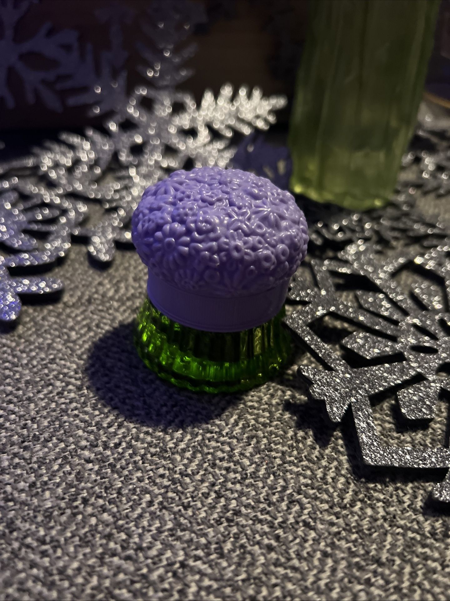 VTG Purple Avon Field Flowers Collectible .66 oz Bottle Empty