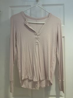 Aerie Long Sleeve Henley Top