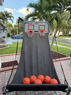 Lifetime double shot-pop a shot arcade game