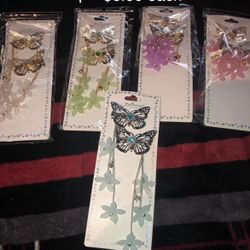 Butterfly Hair Clips, $6 Dollars Each