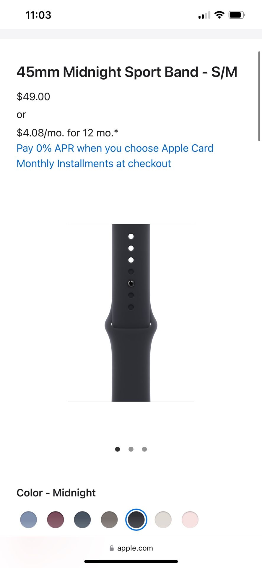 Apple Watch Sport Band Serie 6 40mm New In Box