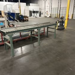 10 Foot Long 2 Foot Wide Roller Table for saw