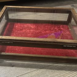 Antique Display Case Table Top Display Case 