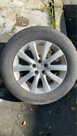 Mazda cx9 rims and tires. 4