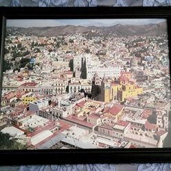 GUANAJUATO Mexico 16x20 Framed City View  Photo from El Pipila