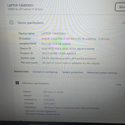 Hp Omen 15 32gb Ram 2tb Hard Drive Great Shape