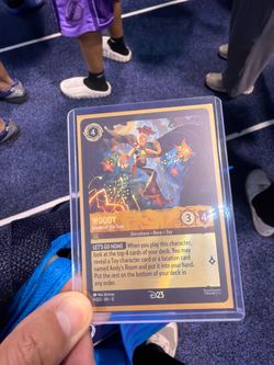 Disney D23 Lorcana Woody Promo Card