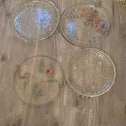 4 Christmas  Serving Platters