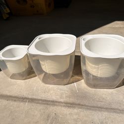 3 Self Watering Planters