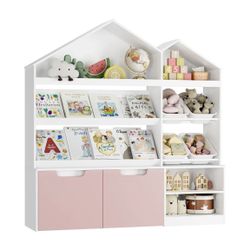 Pink And White Children’s Toy Organizer - FMD-246
