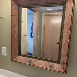Unique Hand Painted Mirror