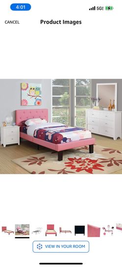 Pink Girl’s Bed