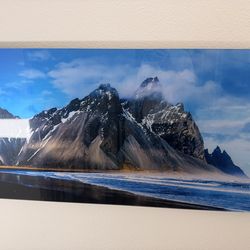 Large mountain glass photo