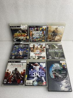 Lot of 9 PlayStation 3 Video Games For Sale! Call Of Duty