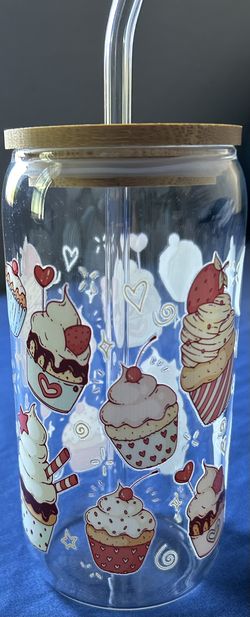 16 Oz Glass Cup