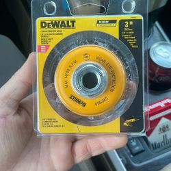 $10 DeWALT CARBON WIRE CUP BRUSH $10