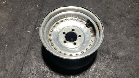 One 14x7 Inch original centerline autodrag aluminum wheel 5x4.5 Lugs