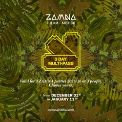 Zamna Tulum 2026 VIP Multipass