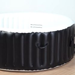 Inflatable Hot Tub, 2-4 Person Round Blow Up Portable Hot Tub