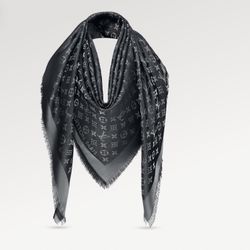 LV Black Shawl Large