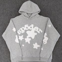 Spider Beluga Hoodie Grey Size M – NEW WITH TAGS [SAME DAY SHIPPING]