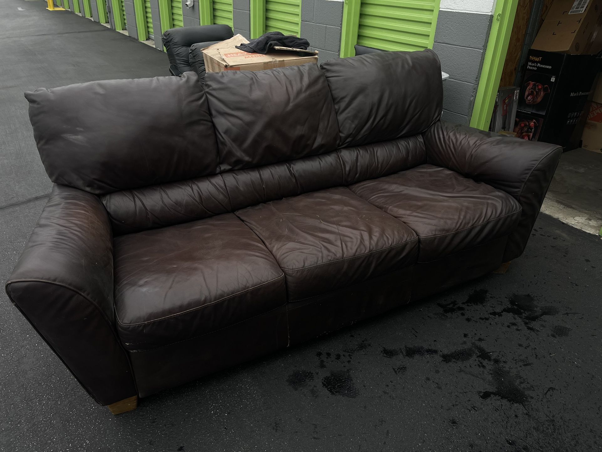 Leather Couch