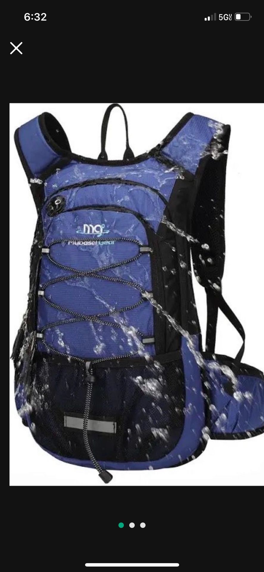 Mubasel Gear Insulated Hydration Backpack Pack with 2L BPA Free Bladder - Keeps Liquid Cool up to 4 Hours – for Running, Hiking, Cycling, Camping New