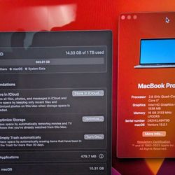 2017 MacBook Pro 15 In