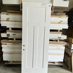 3 Panel Exterior Front Door/Puerta De 3 Paneles Exterior De Enfrente 