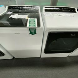 NEW OPEN BOX TOP LOAD WASHER AND DRYER SETS UP TO 50% OFF