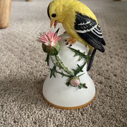 The American Goldfinch Porcelain Bell.
