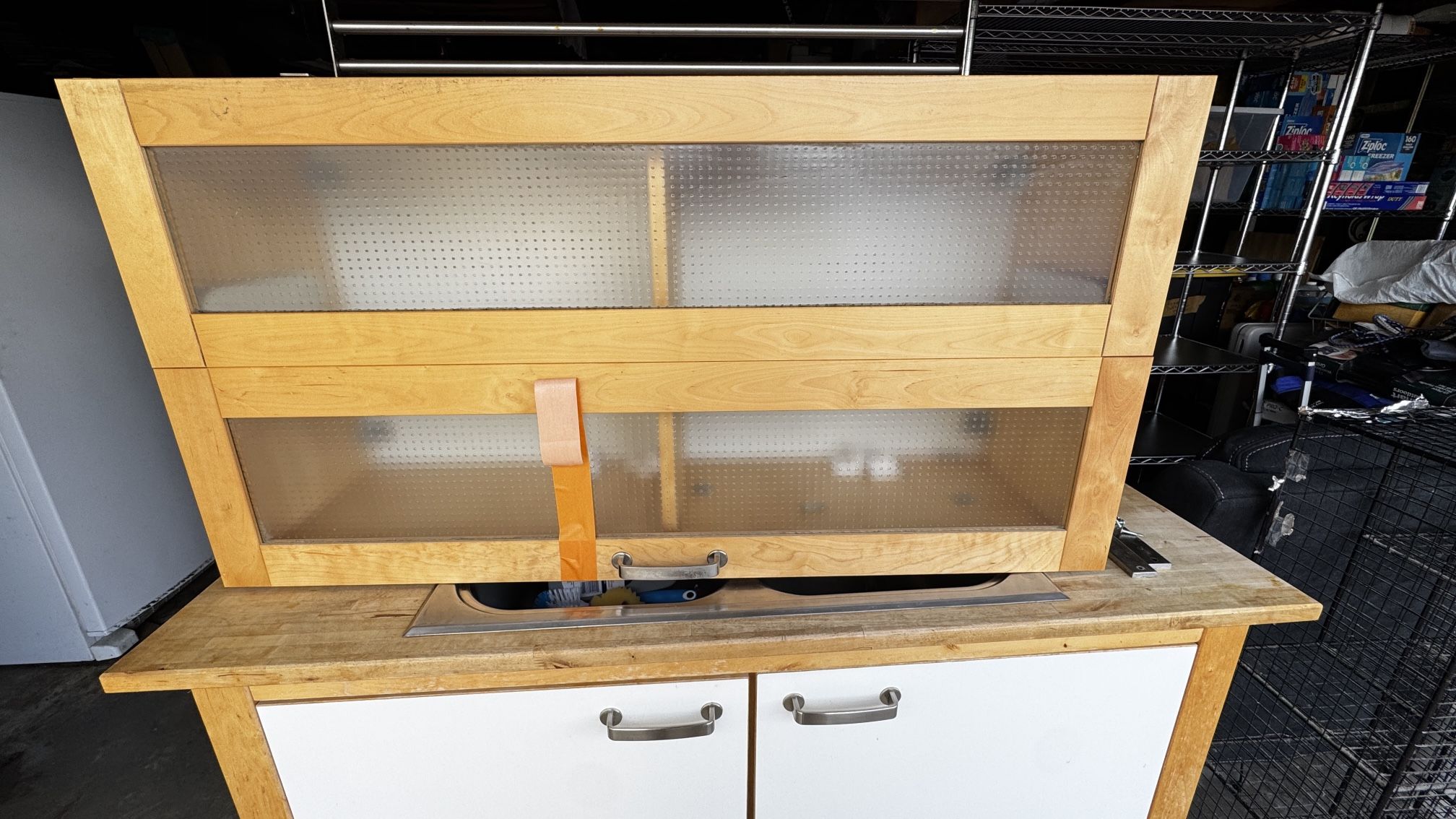 IKEA Dish Cabinet / Shelf Wood