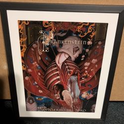 Frankenstein Guillermo Del Toro Black Frame