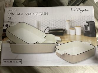 Le Regalo 3 Piece Vintage baking Dish