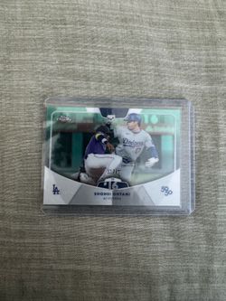 2024 Topps Chrome Shohei Ohtani 50/50 Aqua 52/75 Stolen Base #16 SP Dodgers