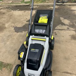 RYOBI 40V HP Brushless 20 in. Cordless Electric Battery Walk Behind Self-Propelled Mower with 6.0 Ah Battery and Charger