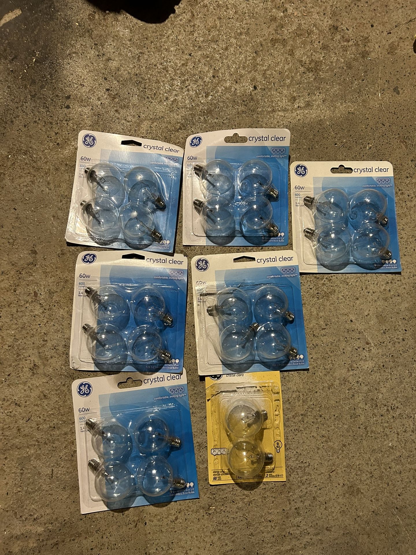 60 Watt Light Bulbs