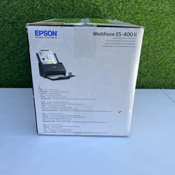 Epson WorkForce ES-400 II Duplex Desktop Document Scanner B11B261201 - Best  Buy