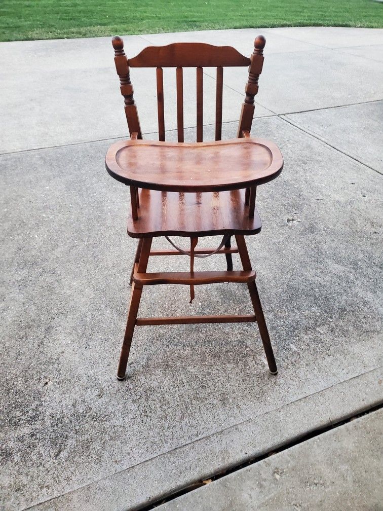 Beautiful Antique Highchair