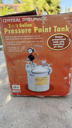 Pressure Paint Tank