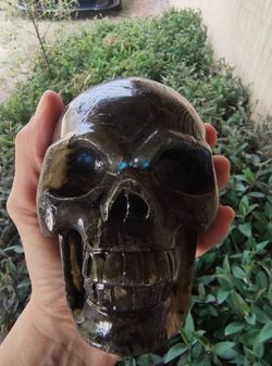 Medium Labradorite Skull Crystal