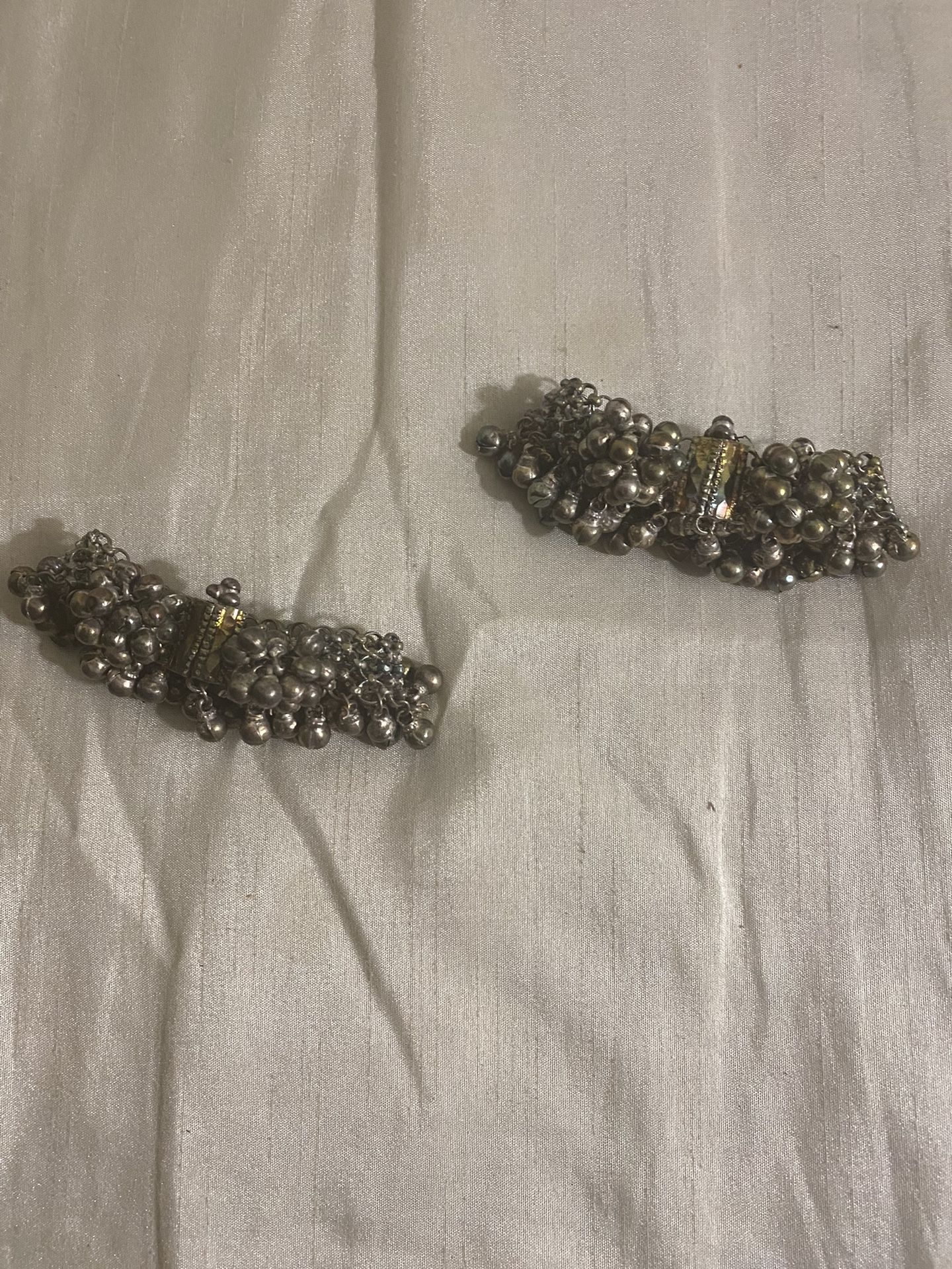 Very Antique Metal, Silver color $40 set bracelet