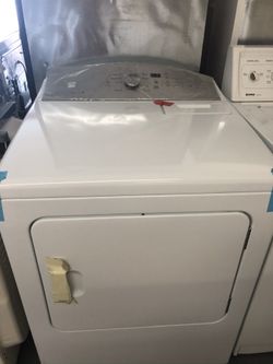 New scratch and dent kenmore dryer. 1 year warranty