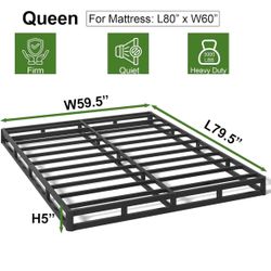 Queen Metal Box Frame 