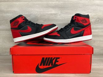 NIKE WOMEN'S AIR JORDAN 1 RETRO HIGH OG SATIN WITH BOX