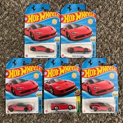 Hot Wheels Ferrari cars Set Of 4